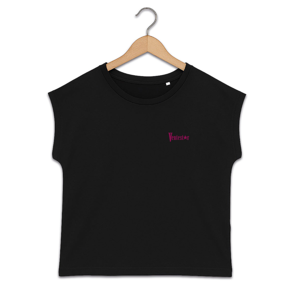 T-shirt femme biologique manches à revers Ventestar